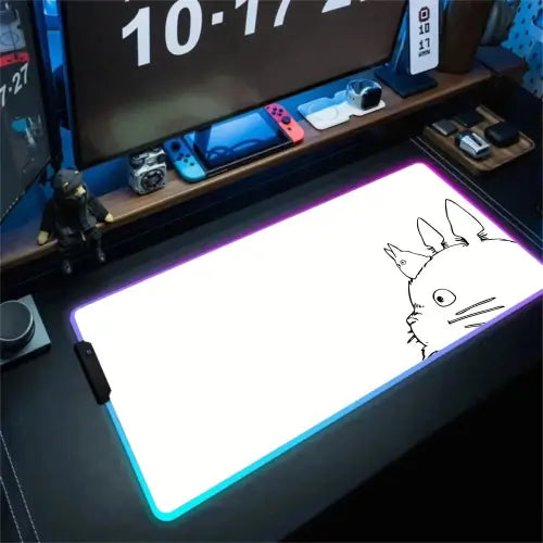 Tapis de souris RGB "Totoro Minimaliste"
